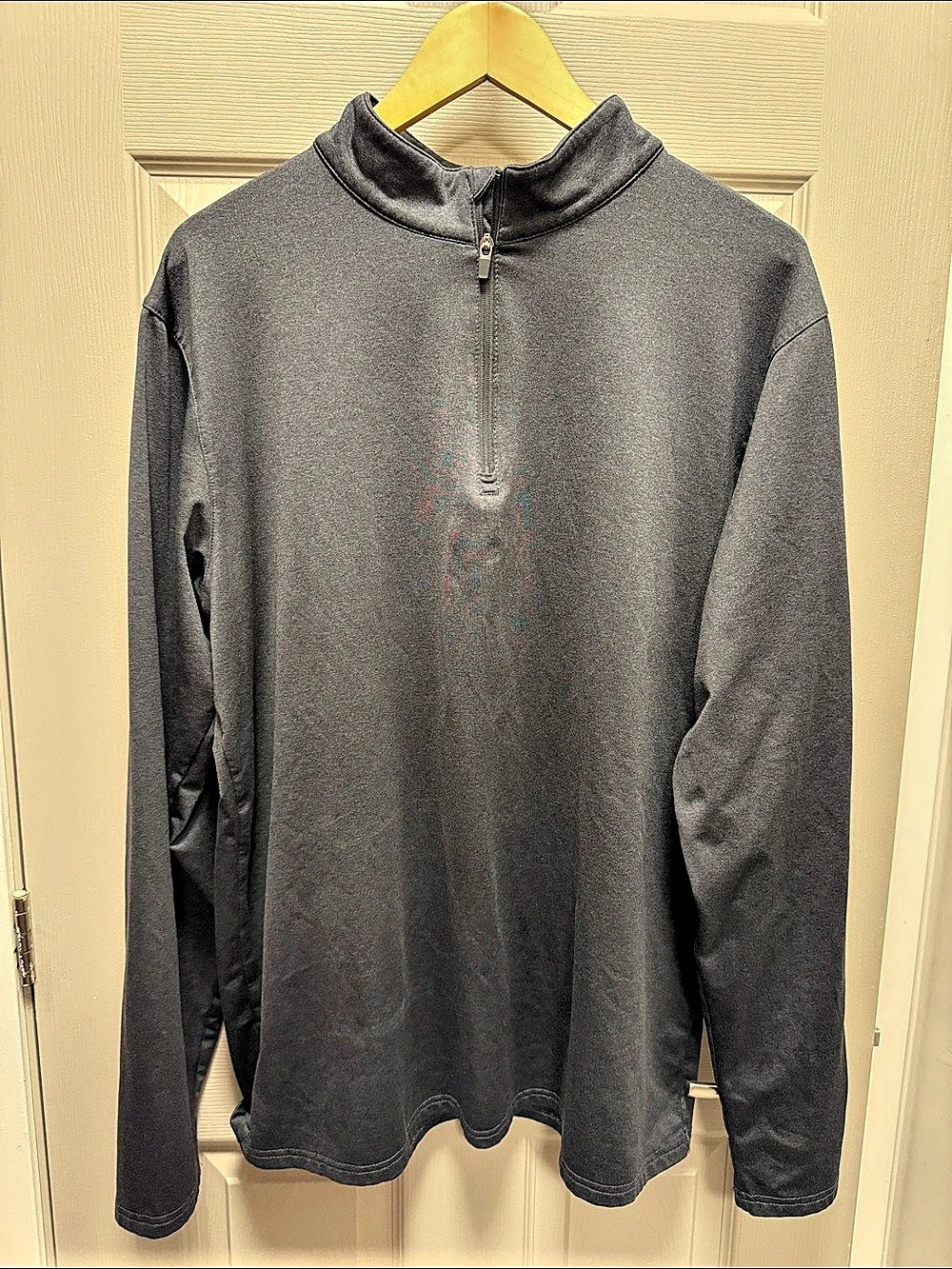 Men's Quarter-Zip Pullover Gray 2XL